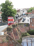 SX23061 Double decker going over Old Dee Bridge in Chester.jpg